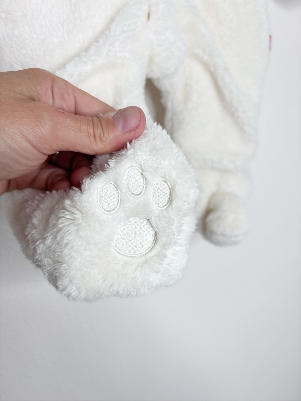 Magnetic Me Minky Pram Hooded Bear Foot Cozy Bunting Size 0-3 EUC - Picture 6 of 7